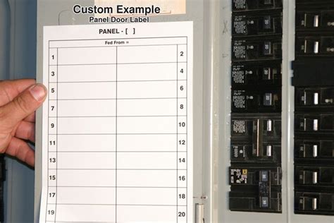 printable electrical panel breaker labels  circuit breaker panel