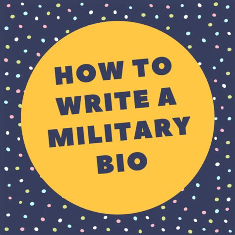 military bio format template  examples biotemplatescom army