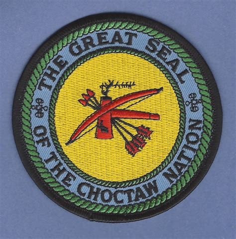 choctaw nation tribal seal patch