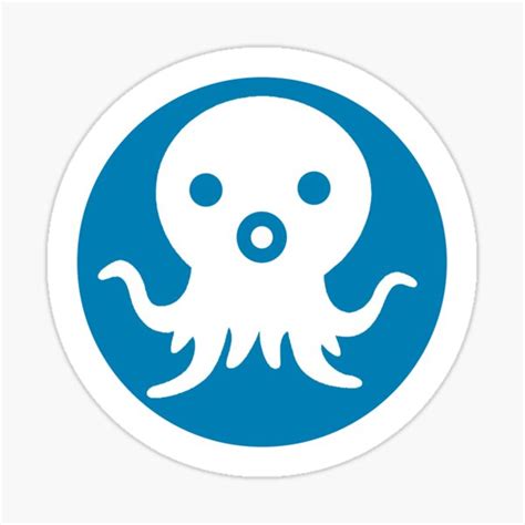blue octonauts logo high quality sticker  sale  slash