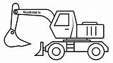 Excavator Digger Truck Clipartmag sketch template