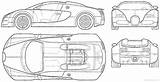 Bugatti Veyron Blueprint Drawings Voiture Planos Blender Bil Rodando 3d Voz Donnez Suggestions Billedet Reserva Imagens sketch template