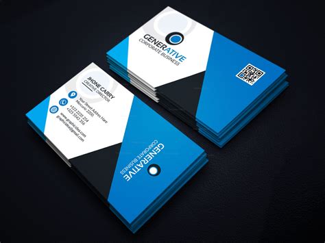 eps sleek business card design template graphic yard graphic