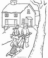 House Coloring Pages Printable Sheets Kids sketch template
