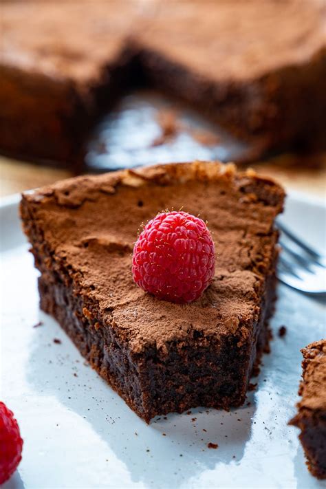 rich flourless chocolate cake  almond flour