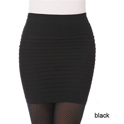 new fashion summer women skirt cheapest high waist black color plus