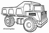 Coloring Pages Truck Construction Printable Vehicles Trucks Tonka Dump Color Kids Print Sheets Transport Cars Heavy Monster Land Getcolorings Book sketch template