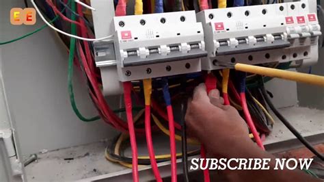 main panel board proper connection  electro electricals dec youtube