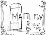 Matthew Coloring Pages Book Bible 18 Children Neighbor Yourself Printable Ministry Based Part Knock Shall Open Template sketch template