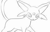 Espeon Pokemon Pages Coloring Colorear Para Getcolorings sketch template