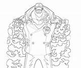 Akainu Piece Power Pages Coloring Printable sketch template
