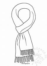 Scarf Coloring Color Getcolorings Winter Pages sketch template