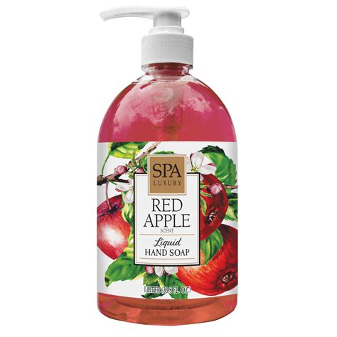 oz red apple spa liquid hand soap atlantic trading