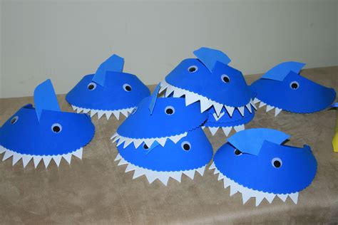 shark hat template printable  printable world holiday