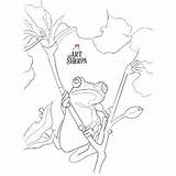 Traceables Sherpa Frog Watercolor Theartsherpa Community sketch template