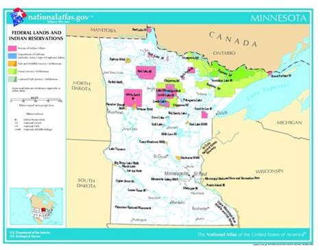 minnesota federal lands  indian reservations united states gifex