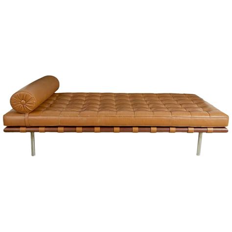 barcelona daybed  mies van der rohe  knoll international date stamped  mid century
