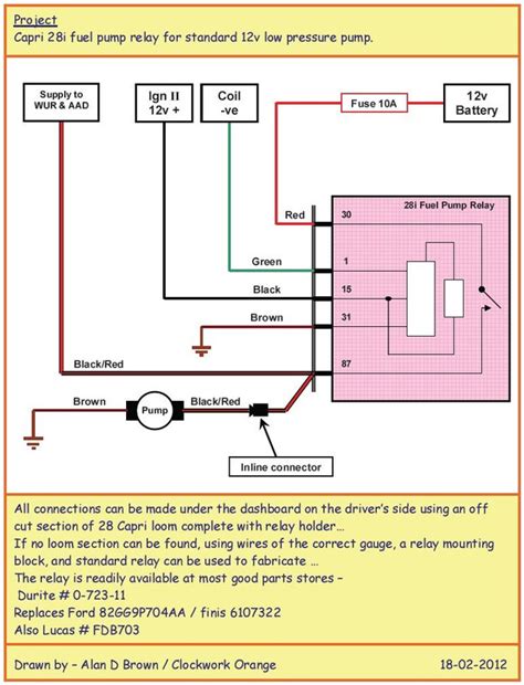ford capri   wiring diagram wiring diagram