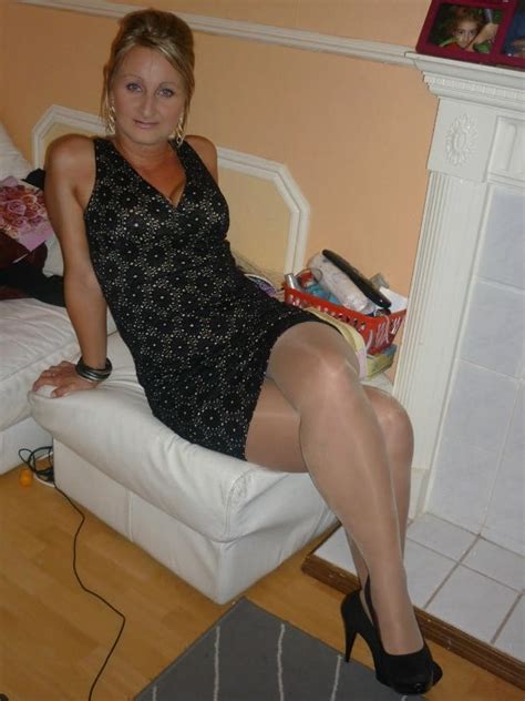 Polish Slut Angela Pantyhose Legs Heels Mom Polska 13 Pics
