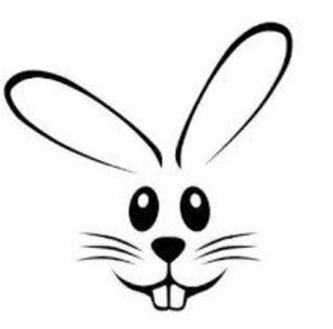 easter bunny face template printable   easter templates images