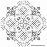 Geometry Illuminati Geometrical Mandala Designlooter Sheets Getcolorings sketch template