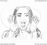 Clipart Shouting Shout Woman Creative Sketch Royalty Illustration Arena Rf 2021 Clipground sketch template