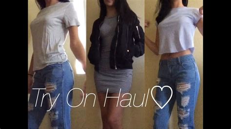 try on haul forever 21 and wetseal youtube