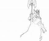 Odin Borson Coloring Pages Weapon Another sketch template