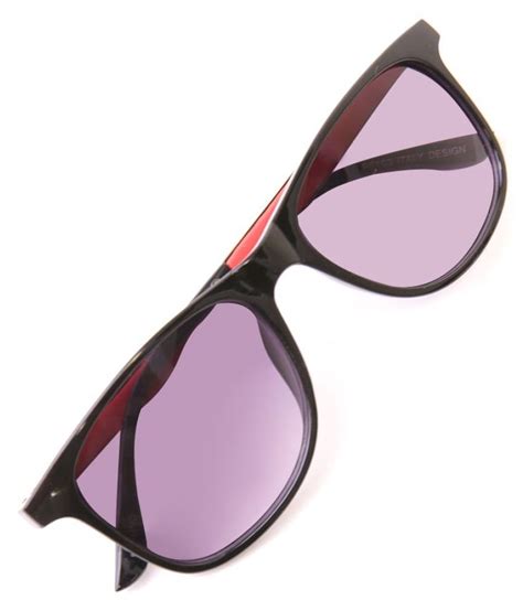 Arizona Sunglasses Purple Plastic Polycarbonate Lens Rectangle