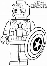 Coloring Pages Easy Captain America Avengers Tulamama Superhero Marvel Print Birthday Lego Printable sketch template