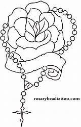 Rosary Praying Banner Chapelet Forgive Gods Rosario Tattoocanyon sketch template