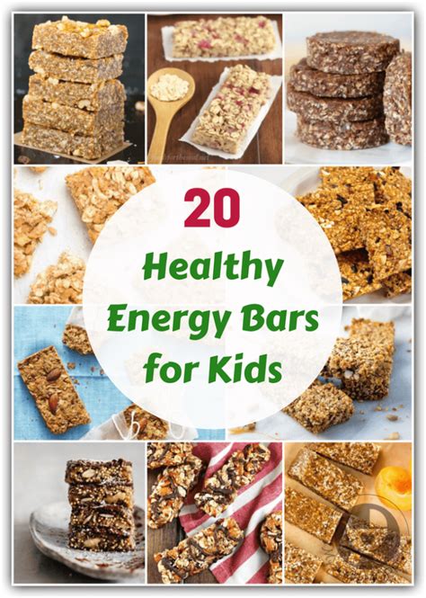 healthy energy bars  kids