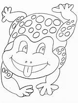 Coloring Pages Frogs Frog Froggy Animals Speckled Five Dressed Gets Template Clipart Printable Library Coloringpagebook Kipper Comments sketch template