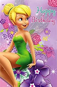 disney fairies tinkerbell happy birthday card amazoncouk office products