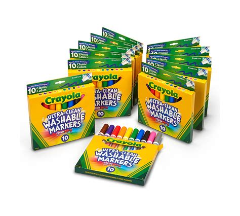 ultra clean washable markers  packs  ct crayolacom crayola