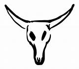 Clipart Cow Skull Clip Library sketch template