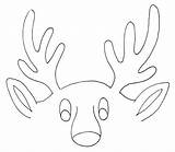 Reindeer Antlers Coloring Pages Antler Pattern Patterns Click Printable Color Deer Arctic Getcolorings Getdrawings Ceramic Supplies sketch template
