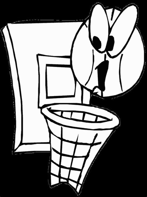 basketball  hoop coloring pages picture  sports basketball