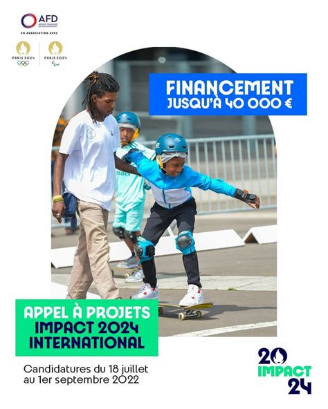 appel  projets impact  international pour promouvoir le sport