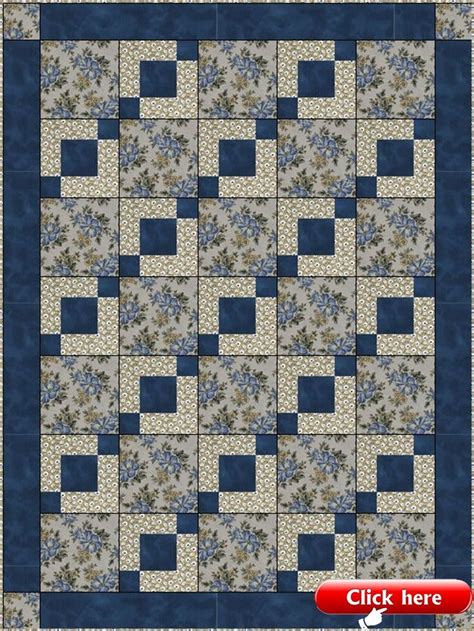 downloadable stepping stones quilt pattern easy  yard design