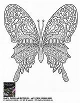 Coloring Pages Butterfly Adult Print Printable Difficult Adults Colouring Complicated Butterflies Welsh Corgi Pembroke Sheets Color Book Hearts Everfreecoloring Flowers sketch template