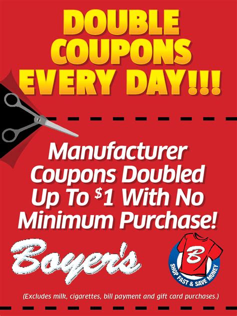 coupon info boyers food markets