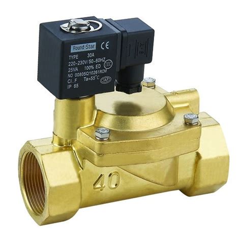 vdc brass  power solenoid valve liquid solenoid valve