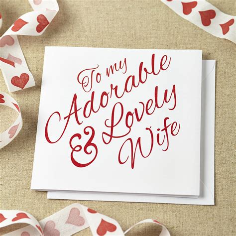 15 Cute Designs Of Wedding Anniversary Cards For Wife
