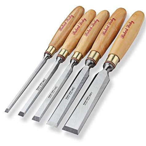 pc robert sorby  bevel edge boxwood chisel set walmartcom