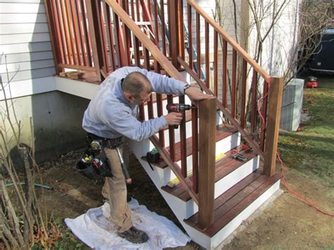 Installing Porch Railings Concord Carpenter