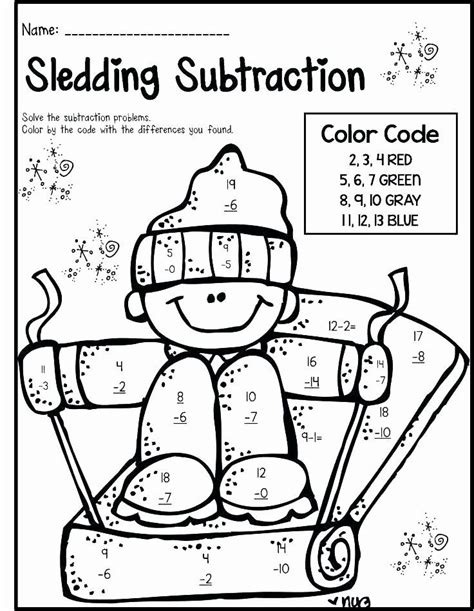 crayola coloring pages winter   winter math worksheets