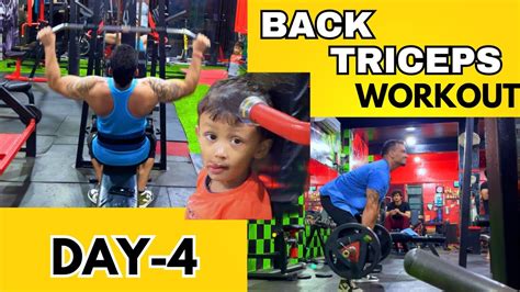 Complete Back Triceps Hardcore Workout Day 3 Lean Gain Series💪 Youtube