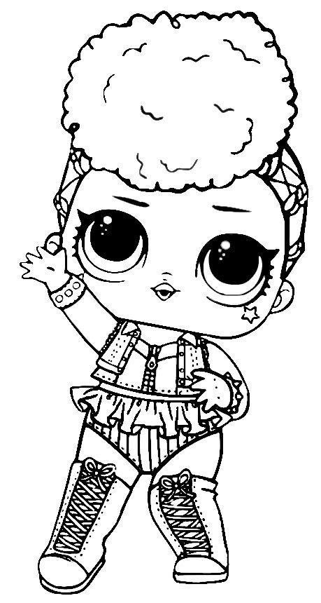boss queen lol doll coloring pages hannah thomas coloring pages