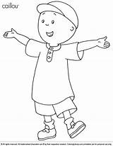 Coloring Caillou Pages Printable Kids Print Library Favorite sketch template